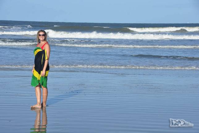 Dia de muito sol na Ilha do Mel, no litoral do Paraná